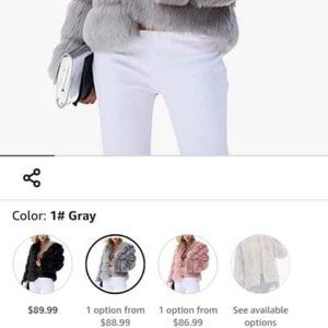 Women's Lanshifei coat, grey, size L/8